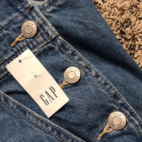 GAP Baggy Woman’s Short Overalls Light Wash in Size Medium | NWT! - Picture 8 of 10